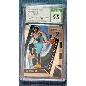 2020 Panini Prizm Instant Impact #12 Ja Morant CSG 9.5 (1014963001) Gem Mint
